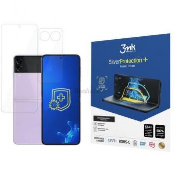 Funda 3MK Silver Protect con Montaje Húmedo para Samsung Galaxy Z Flip 3 5G
