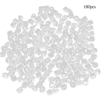 180pcs 7mm DIY Shiny Sparkle Crystal Rhinestones for Clothes