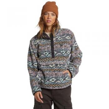 Billabong Switchback Damen Fleece Sweatshirt schwarz/blau/orange