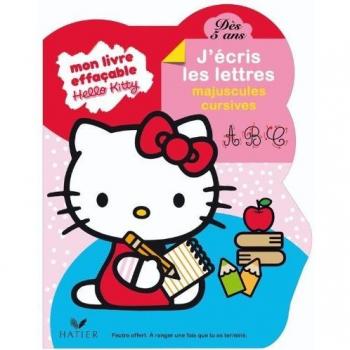 Hello Kitty : J'écris les lettres majuscules cursives, dès 5 ans