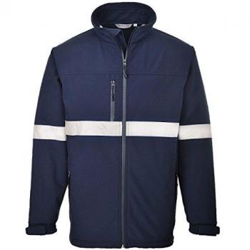 Portwest TK54NARS IONA Softshell Jacket, Three Layer, Regular, Size: Small, Navy