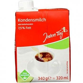 Jeden Tag Kondensmilch, 7,5 % Fett, 340 g