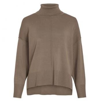 Vila Oversized Strickpullover mit Rollkragen Modell 'OSTRIA', Größe S