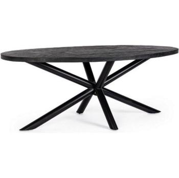 Casa Padrino Premium Esstisch – 200 x 110 cm, Schwarz