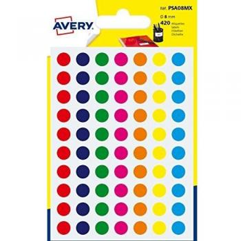 Avery Assorted Color Dots