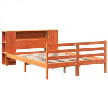 Mueble Cama + Estanterías de Madera Marrón 120x190 – vidaXL