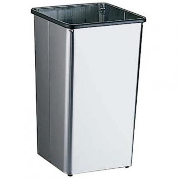 Floor‑Standing 21 Gal Bobrick Stainless Steel Bin