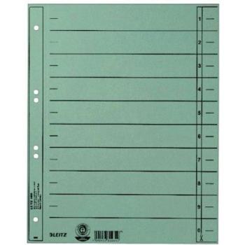 Intercalaire en carton manille A4 LEITZ