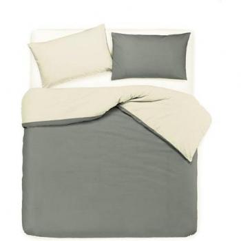 Parure di Letto Novilunio Matrimonio Beige/Fumo