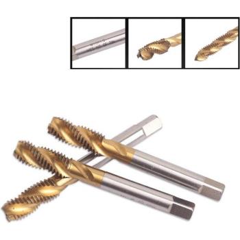 Grifos de rosca métrica HSS con flauta espiral y recta
