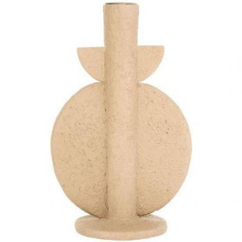 Supporto per Candele Present Time in Resina Beige