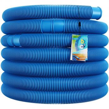 Tuyau de Piscine Flexible Bleu Ø38mm x 14m Résistant aux UV et au Chlore