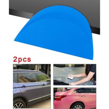 2pcs Vinyl Wrap Soft Scraper Tool Blue 178*78mm