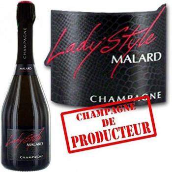 Champagne Lady Style Extra Brut par Malard x1