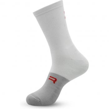 Calze Uomo Finisseur Mid Season 50/50 Bianco Grigio Taglia S