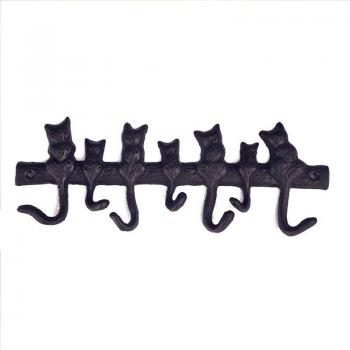 7 Cats Decorative Wall Key Holder