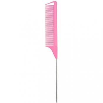 Black Anti-static Hair Comb with Rat Tail
