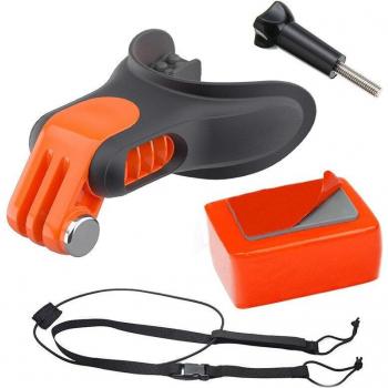 Support valise étanche GoPro Hero8 Poignée Dents Flotteur Noir