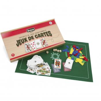 Coffret Jeujura jeux de cartes en bois