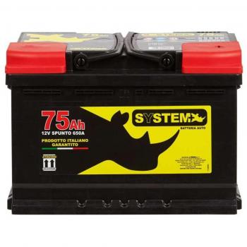 Batteria Auto 75Ah 12V 650A EN B13