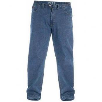 D555 London Herren Kingsize Bailey Jeans mit bequemen Gummibund