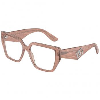 Dolce & Gabbana DG3373 3411 Women’s Eyeglasses Brown Size 55