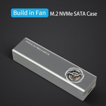 GUDGA – boîtier externe SSD USB C 10Gbps avec ventilateur