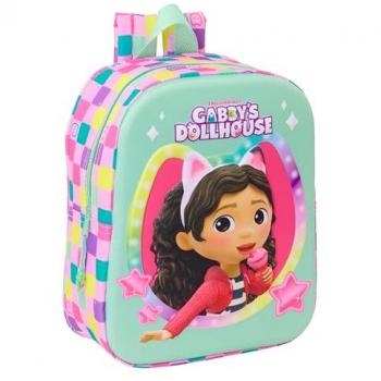 Gabby’s 3‑D Ice Cream Magic House Backpack – 27 cm, Preschool Size