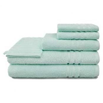 Grace Grand Spa 3‑teiliges Waschhandtuch‑Set mit dekorativer Streifen‑Ränder