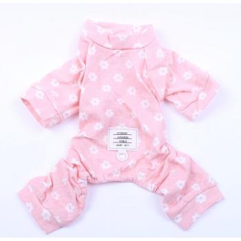 Small Animal Floral Jumpsuit Pajamas