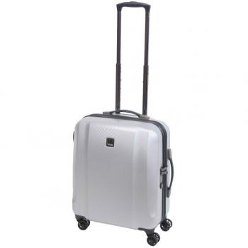 TITAN Trolley Xenon Deluxe 4-Rad, 56 cm, 57 Liter, Silber