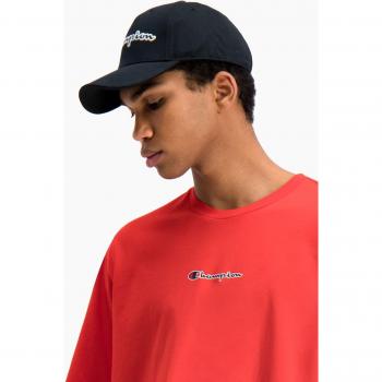 Champion Men's Red T-Shirt, Short Sleeve, Size S