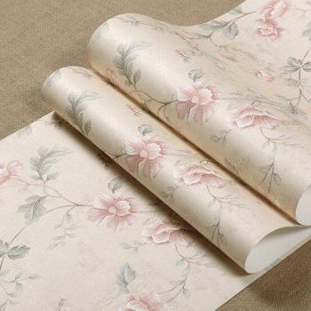 American-Style Rural Non-Woven Wallpaper Small Floral Clearance Wallpaper