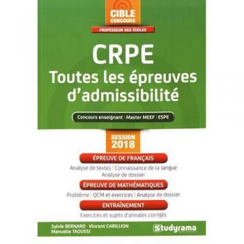 CRPE : Toutes les épreuves d'admissibilité