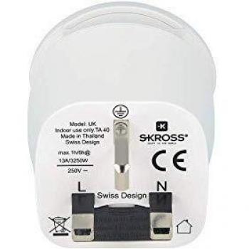 Skross 1.500231-E Adattatore universale CO W a UK2