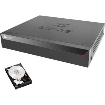 Ezviz 8‑Channel PoE NVR – Supporto IP 5MP, HDMI/VGA, 500 GB