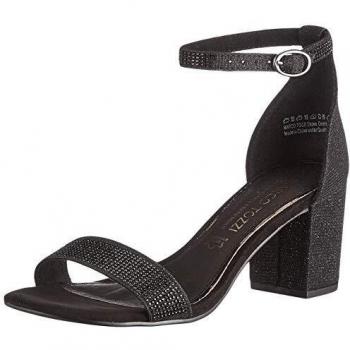 Damen Sandale Marco Tozzi „Black Metallic“ – 40 EU, Guido Maria Kretschmer Modell 2-2-88303-26