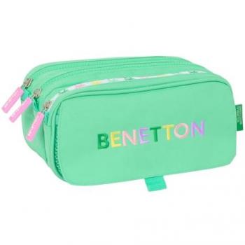 Tote Escolar Tríptico Benetton Menta