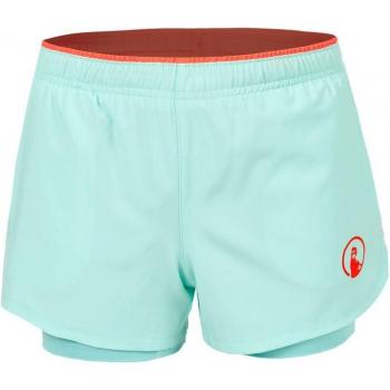 Quiet Please 2in1 Shorts Para Niñas Turquesa y Rojo