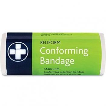 Reliance Medical Reliform Conforming Bandage White, 75mm x 4m (Pack of Ten)