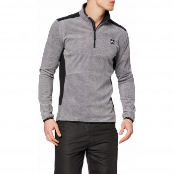Sudadera Técnica Quiksilver Aker con Cremallera Media Alto Grey Ripstop XL