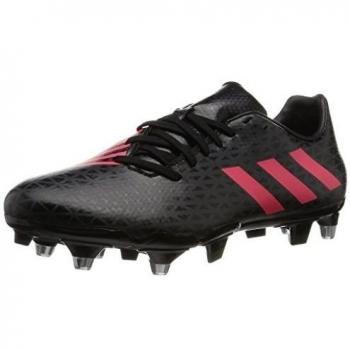 Adidas Malice SG, Botas de Fútbol, Negro (Negbas / Rojimp / Grpudg)