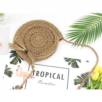 Bolsa de Verano en Rattan y Paja
