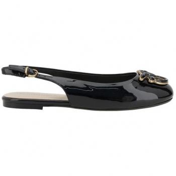 Pinko Black Gold Strap Ballerinas – Maggy Women's (Size 8)