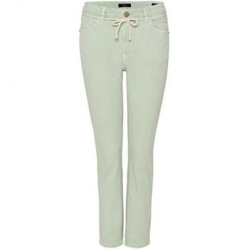 Hellgrüne OPUS Jeans Louis, 5‑Pocket Design, 34/28 (Frau)