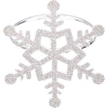 Holiday Snowflake Napkin Ring Collection