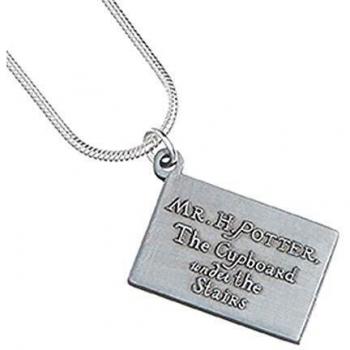 Collier Harry Potter Poudlard Lettre d'Acceptation en Argent