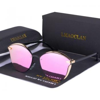LMAOCLAN Female Vintage Polarized Sun Glasses