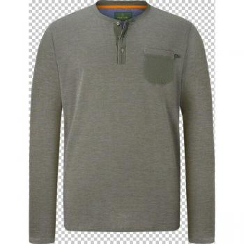 Langarmshirt EARL MARCUS Basic oliv