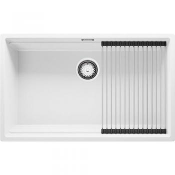 Fregadero Blanco Primagran con Sifón y Escurridor 80 cm – Prague